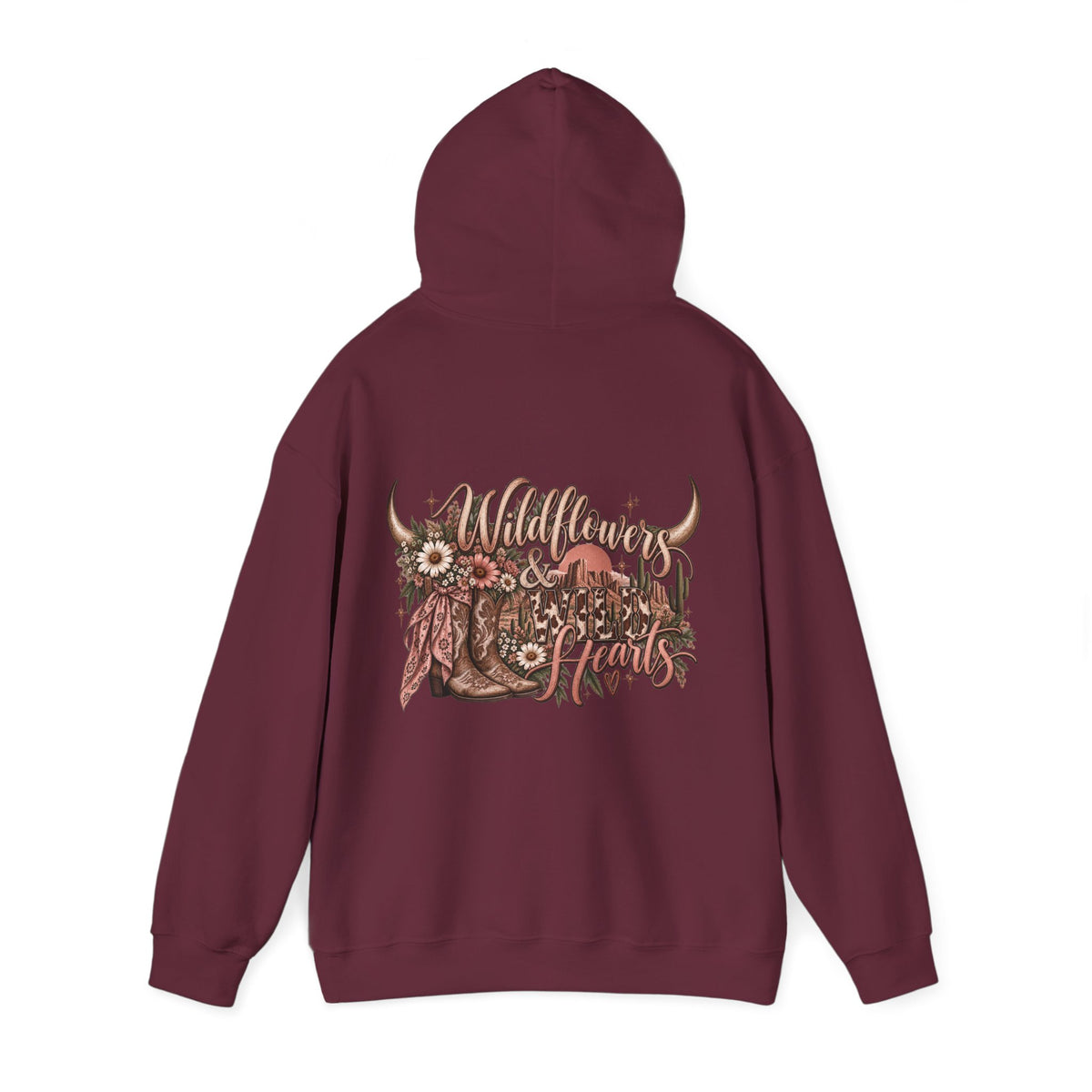 Wildflower Cowgirl Western Sweatshirt | Floral Cowboy Boot Crew