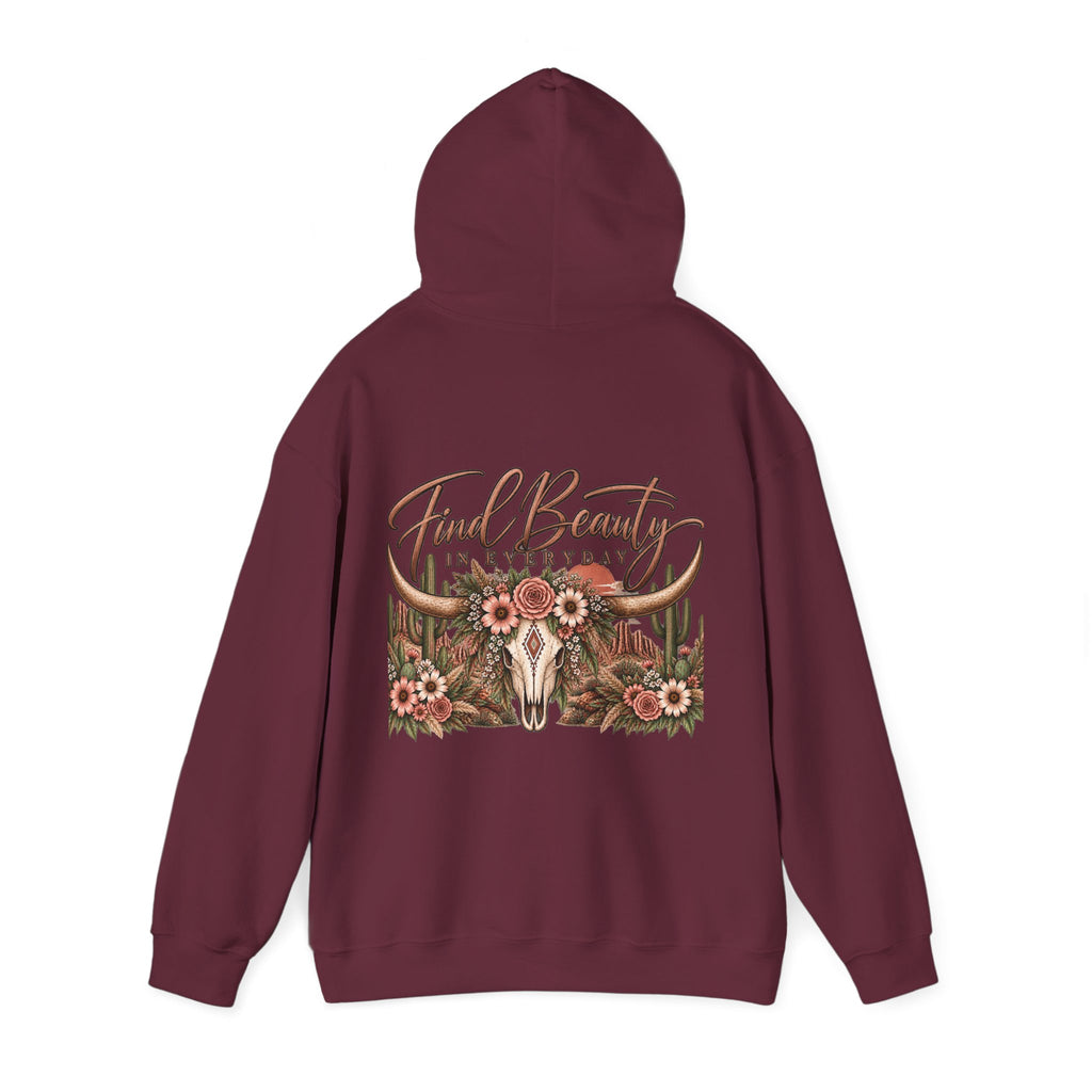 Find Beauty in Everyday Western Hoodie 🌵🤎