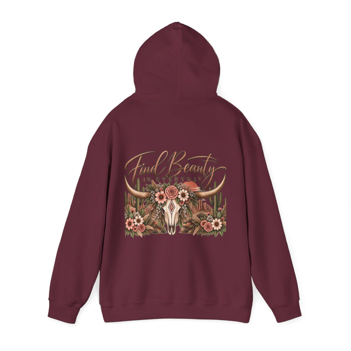 Find Beauty in Everyday Western Hoodie 🌵🤎
