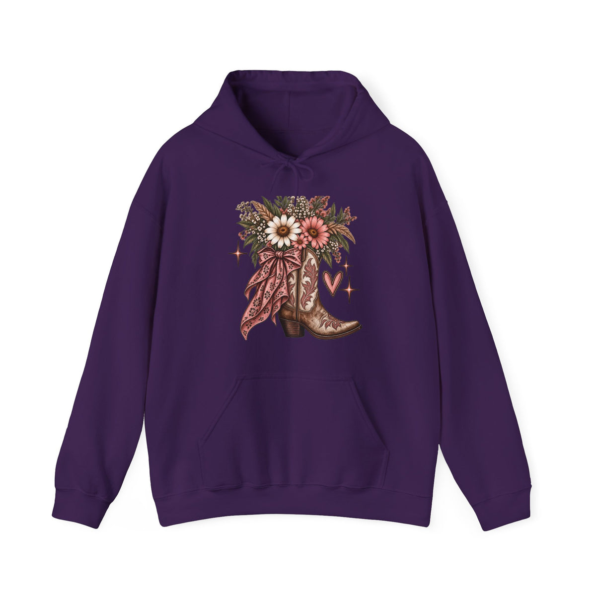 Wildflower Cowgirl Western Sweatshirt | Floral Cowboy Boot Crew
