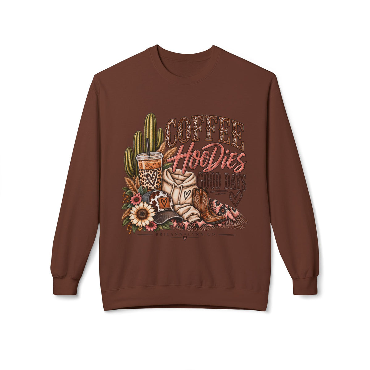 Coffee, HooDieS & Good Days Crewneck Sweatshirt