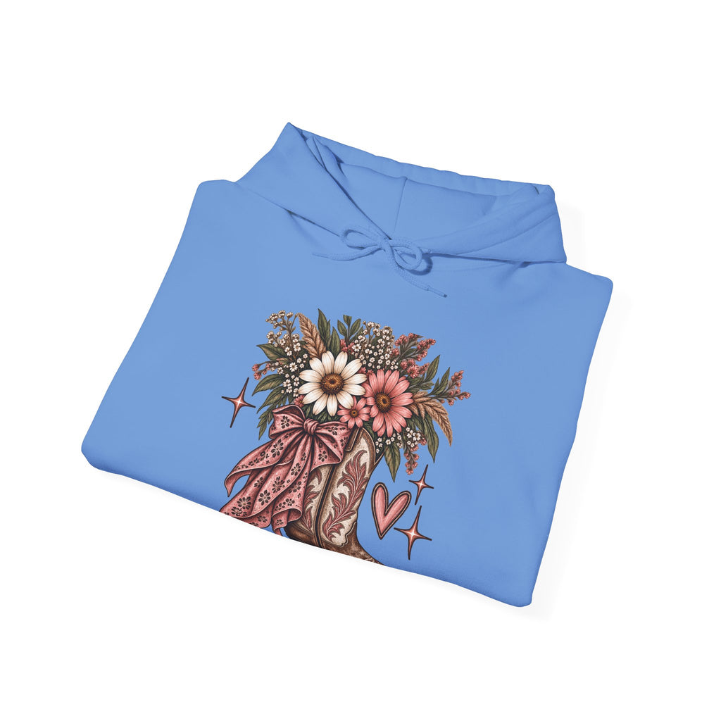 Wildflower Cowgirl Western Sweatshirt | Floral Cowboy Boot Crew