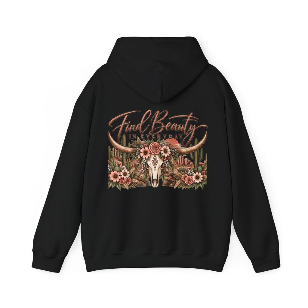 Find Beauty in Everyday Western Hoodie 🌵🤎
