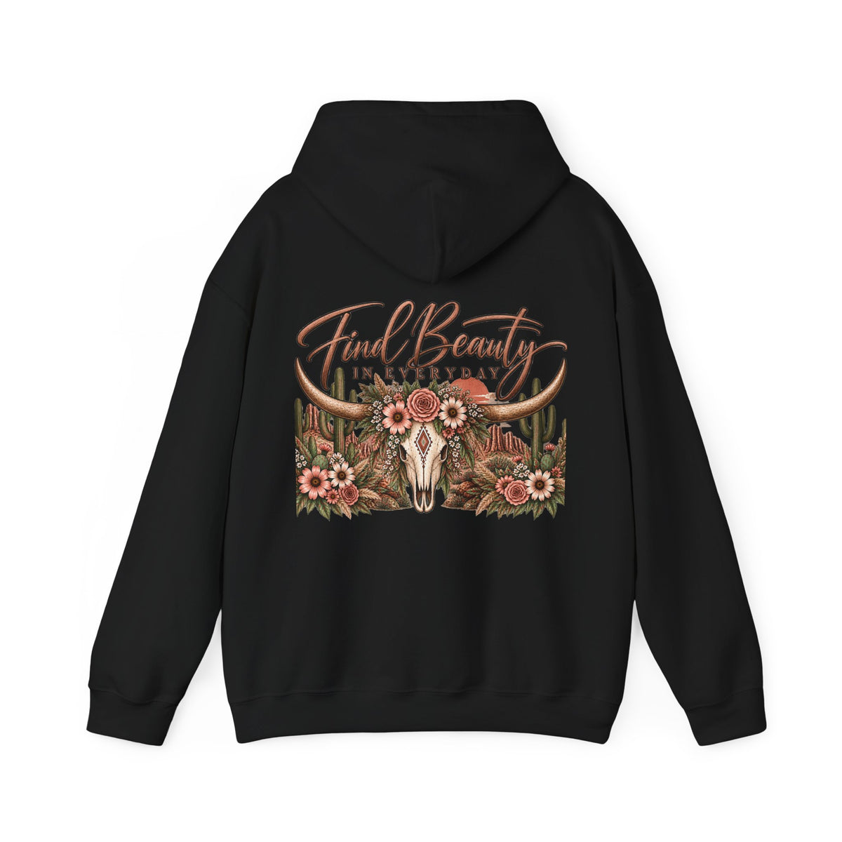 Find Beauty in Everyday Western Hoodie 🌵🤎