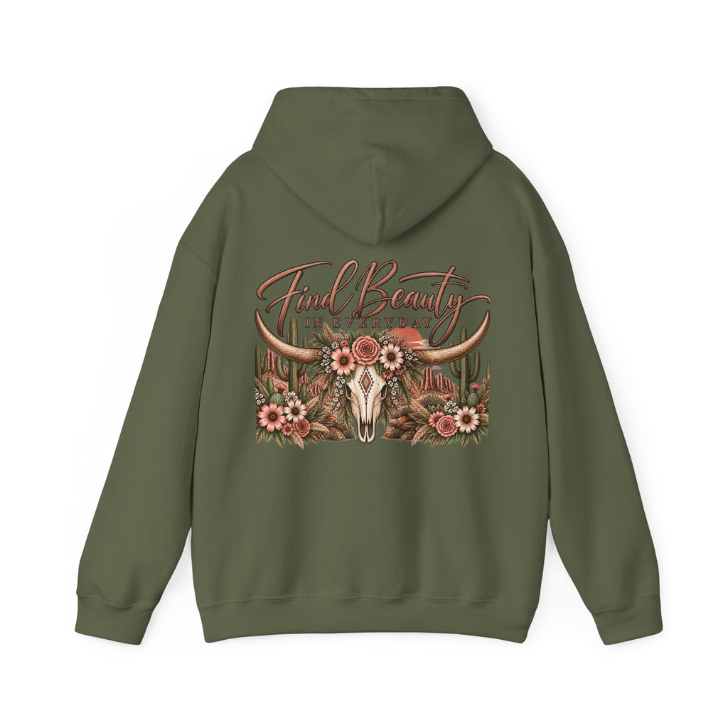 Find Beauty in Everyday Western Hoodie 🌵🤎