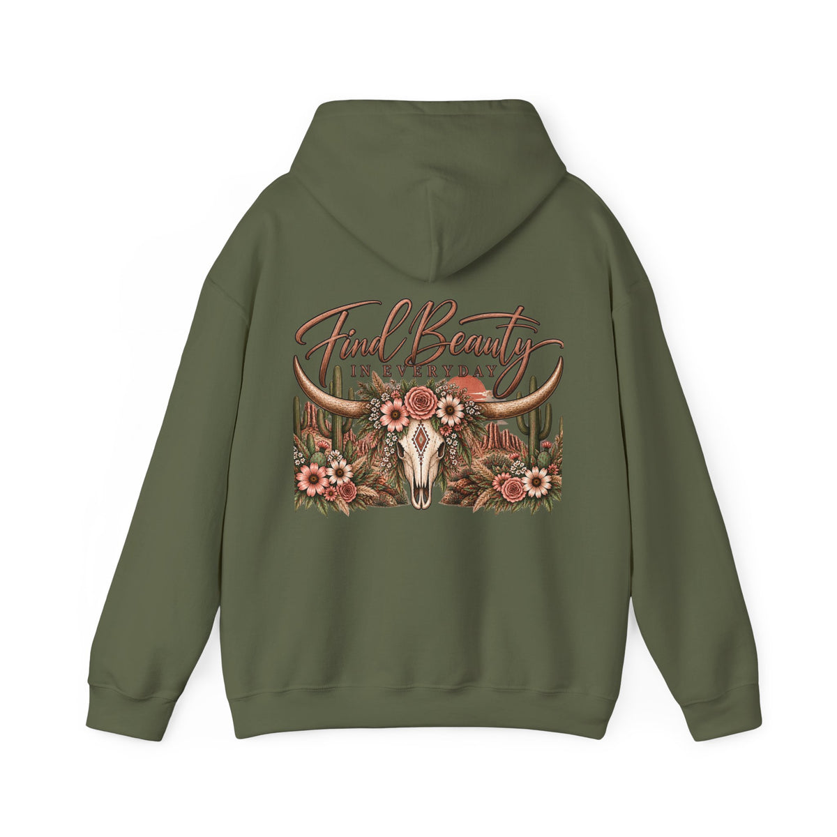 Find Beauty in Everyday Western Hoodie 🌵🤎