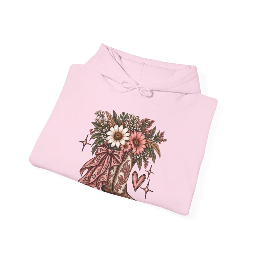 Wildflower Cowgirl Western Sweatshirt | Floral Cowboy Boot Crew