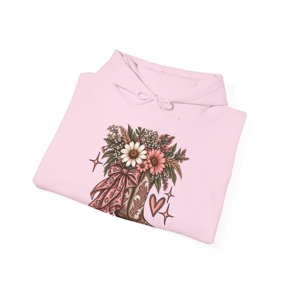 Wildflower Cowgirl Western Sweatshirt | Floral Cowboy Boot Crew