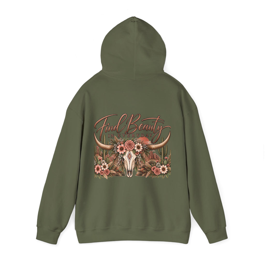 Find Beauty in Everyday Western Hoodie 🌵🤎
