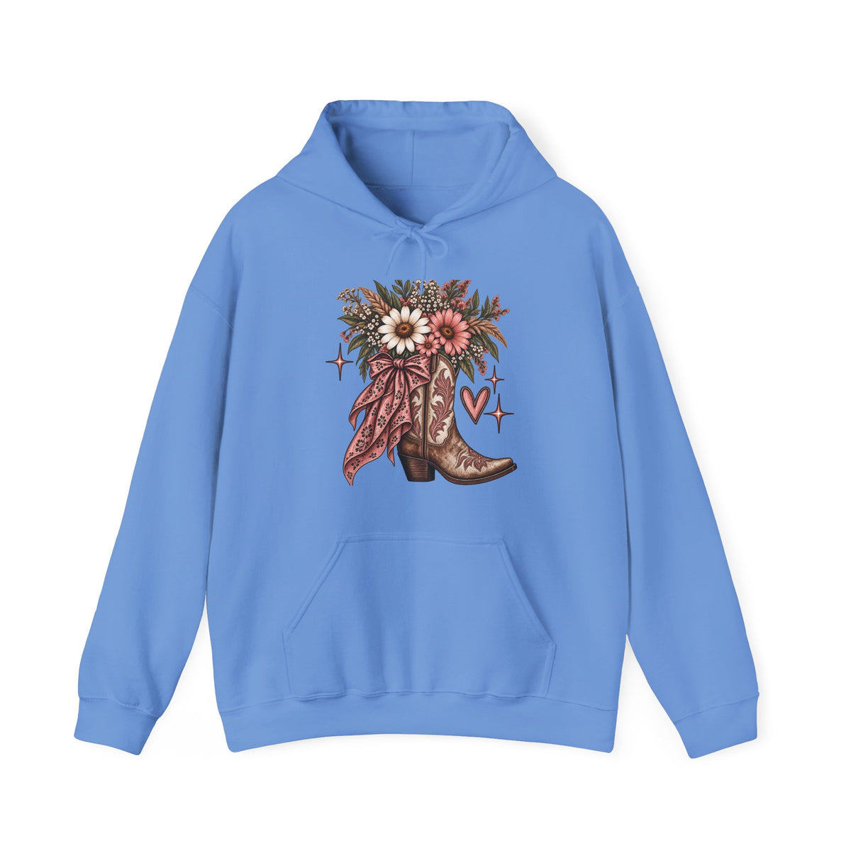 Wildflower Cowgirl Western Sweatshirt | Floral Cowboy Boot Crew