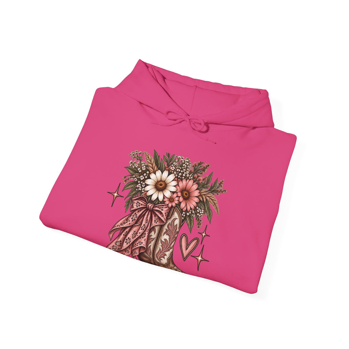 Wildflower Cowgirl Western Sweatshirt | Floral Cowboy Boot Crew