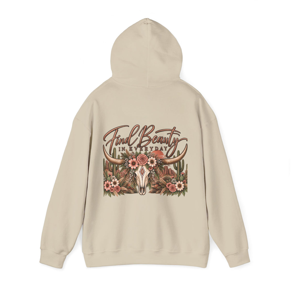 Find Beauty in Everyday Western Hoodie 🌵🤎