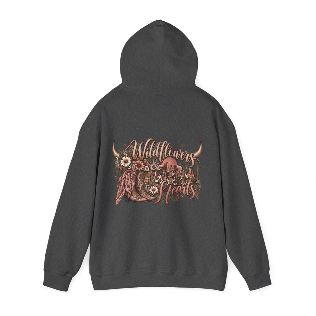 Wildflower Cowgirl Western Sweatshirt | Floral Cowboy Boot Crew