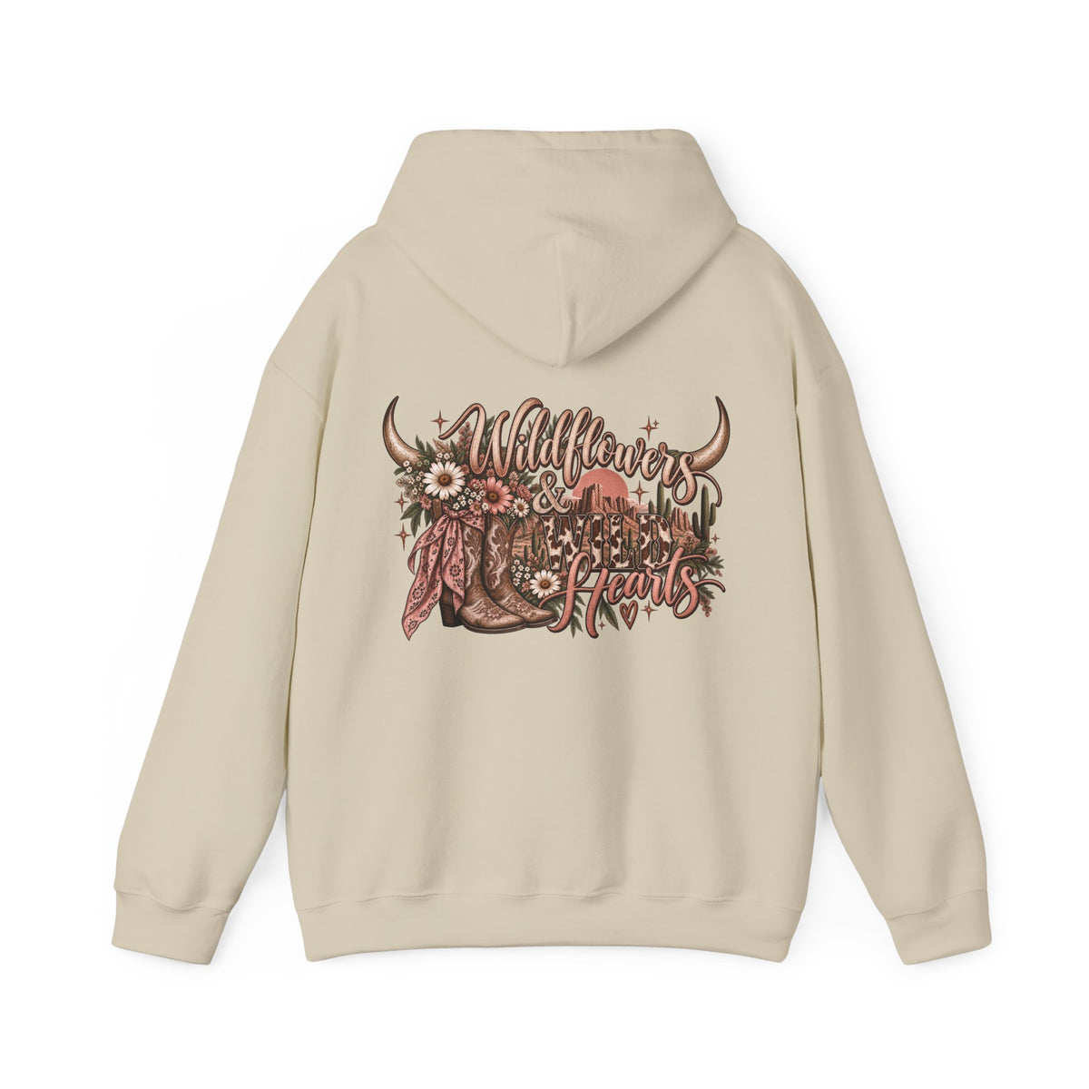 Wildflower Cowgirl Western Sweatshirt | Floral Cowboy Boot Crew