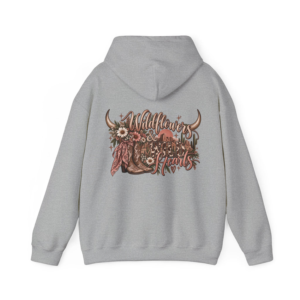 Wildflower Cowgirl Western Sweatshirt | Floral Cowboy Boot Crew