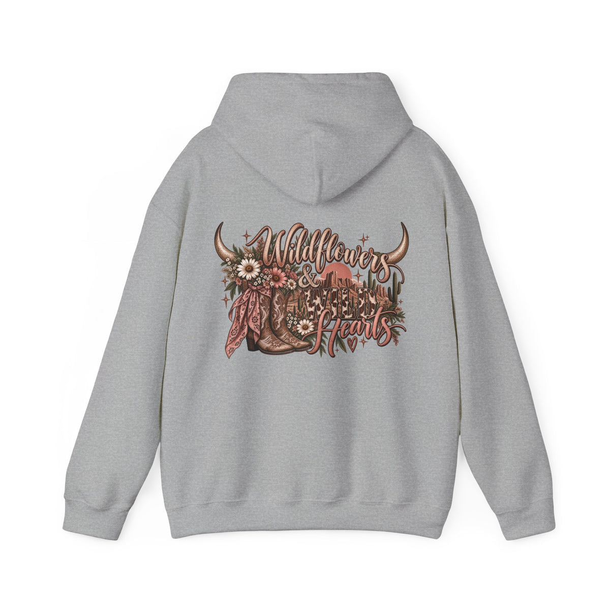 Wildflower Cowgirl Western Sweatshirt | Floral Cowboy Boot Crew