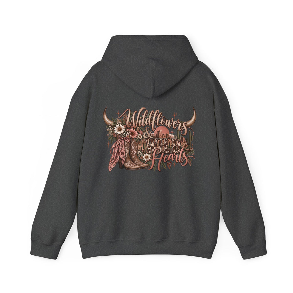 Wildflower Cowgirl Western Sweatshirt | Floral Cowboy Boot Crew