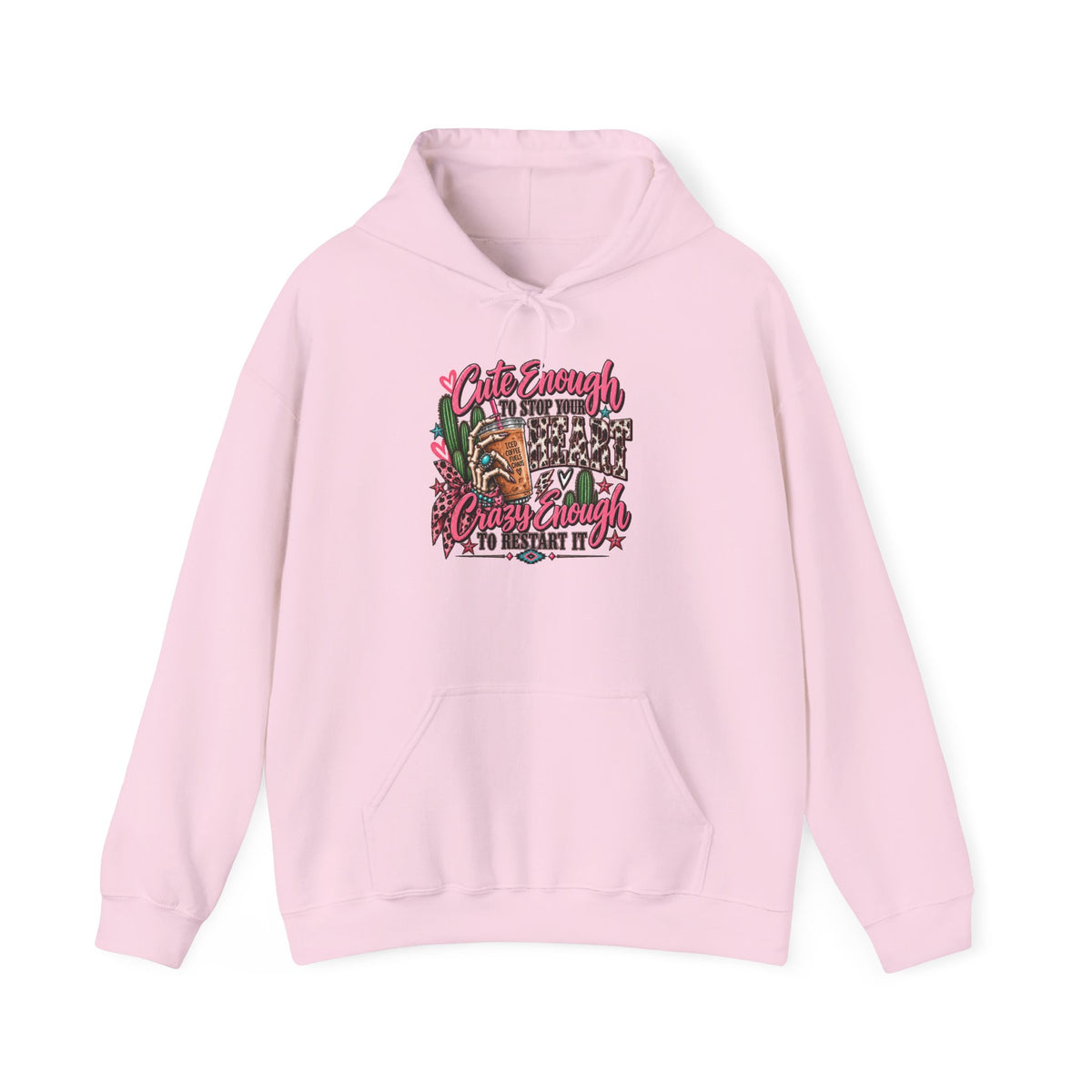 ☕ Cute Enough to Stop Your Heart — Hoodie