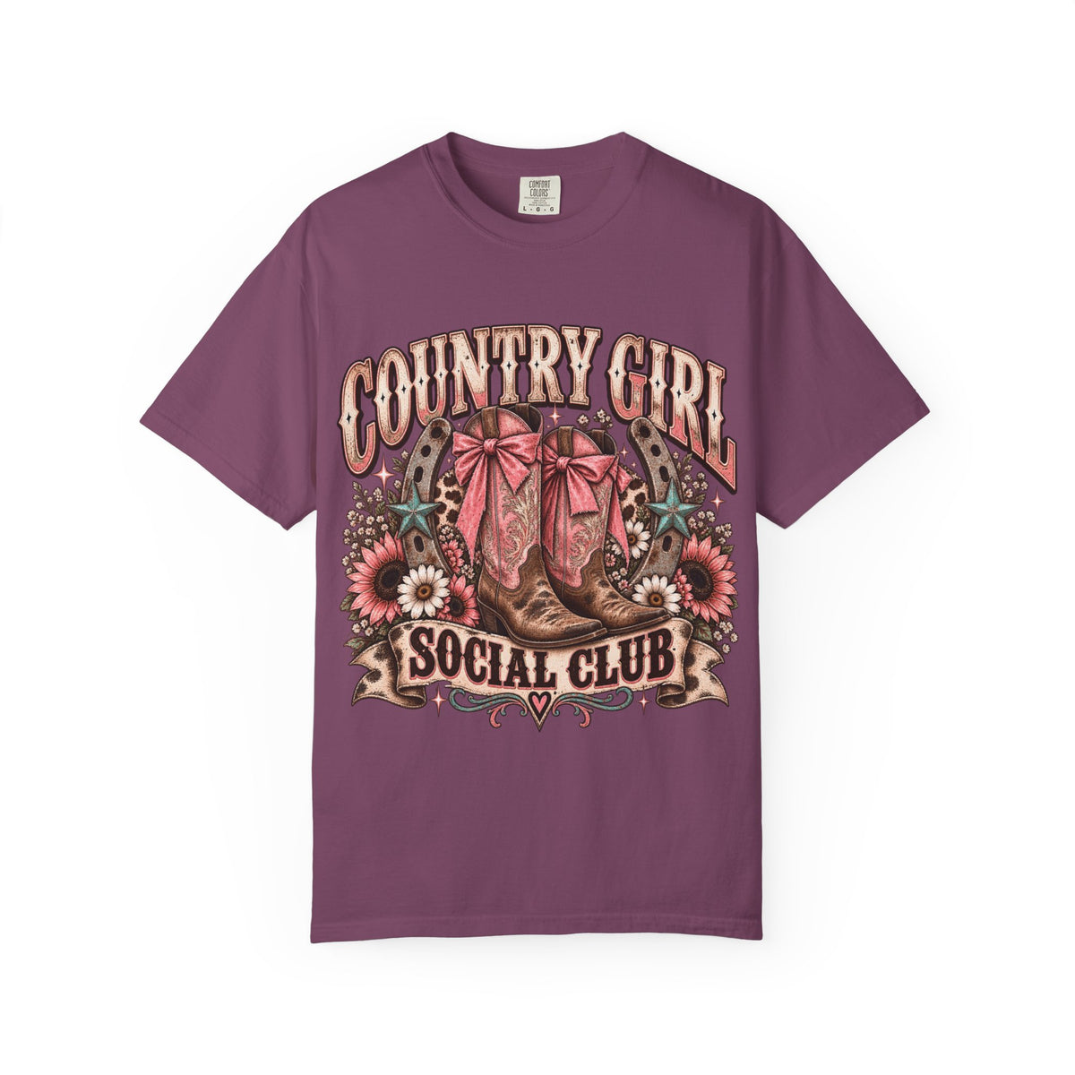 🎀 Country Girl Social Club — Western T-Shirt

Welcome to the Country Girl Social Club. 🤠🎀🤎