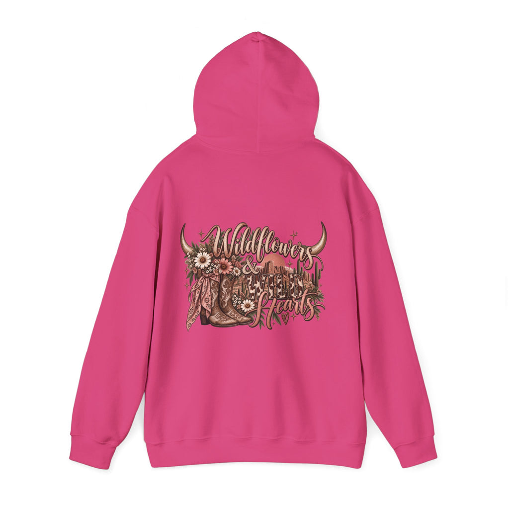 Wildflower Cowgirl Western Sweatshirt | Floral Cowboy Boot Crew
