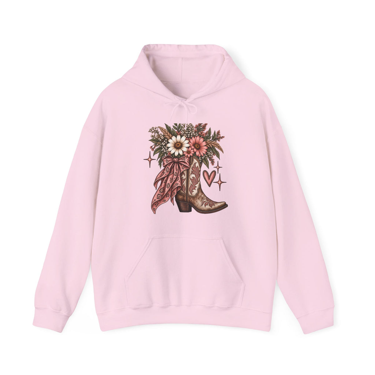 Wildflower Cowgirl Western Sweatshirt | Floral Cowboy Boot Crew