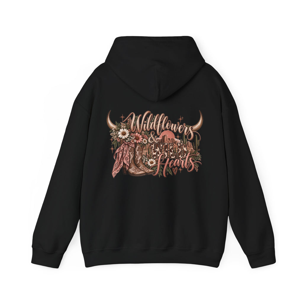 Wildflower Cowgirl Western Sweatshirt | Floral Cowboy Boot Crew