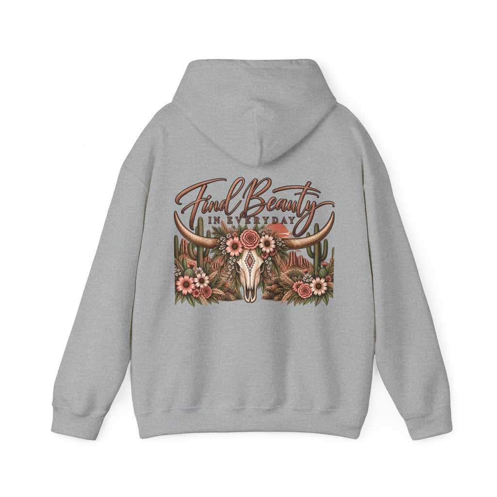 Find Beauty in Everyday Western Hoodie 🌵🤎