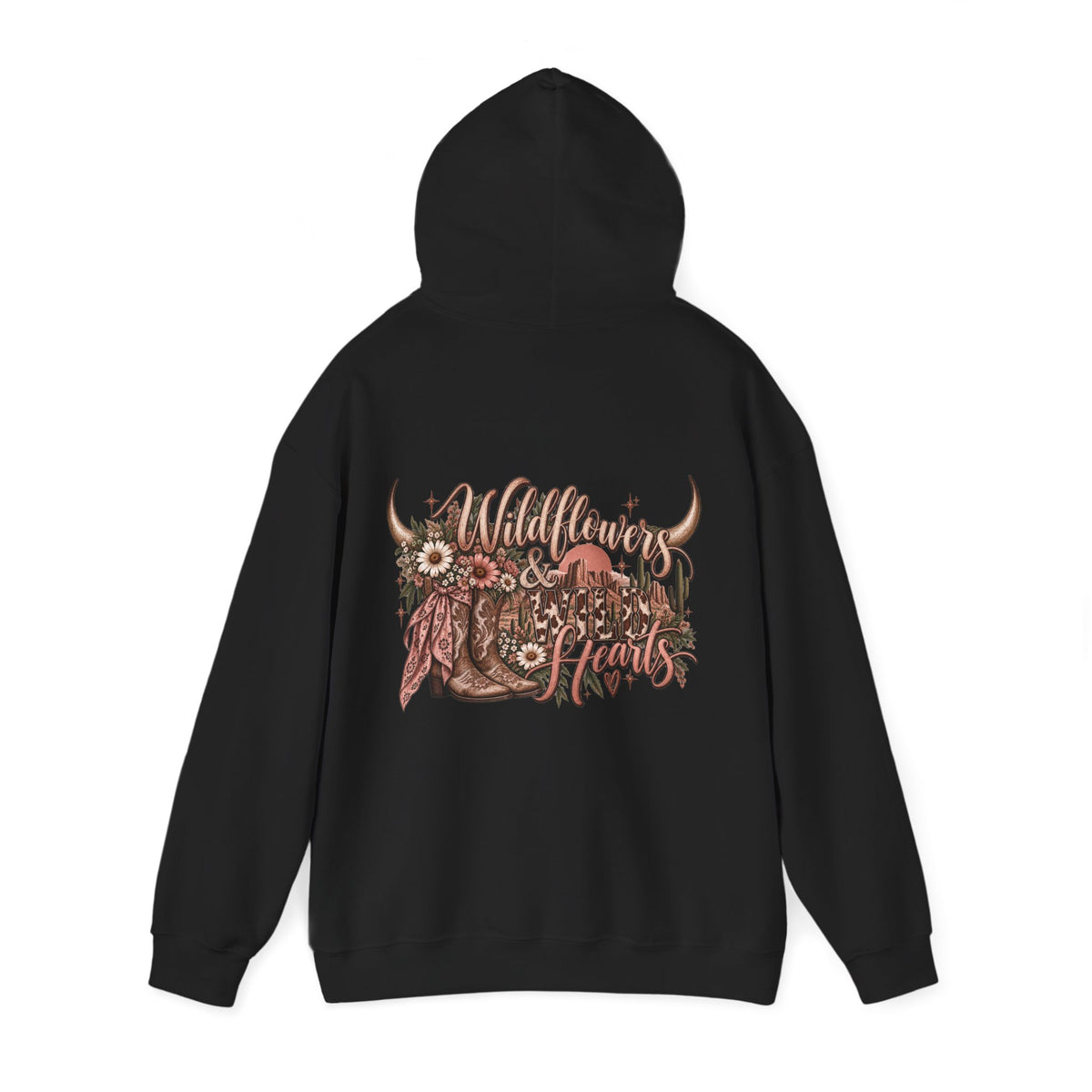 Wildflower Cowgirl Western Sweatshirt | Floral Cowboy Boot Crew