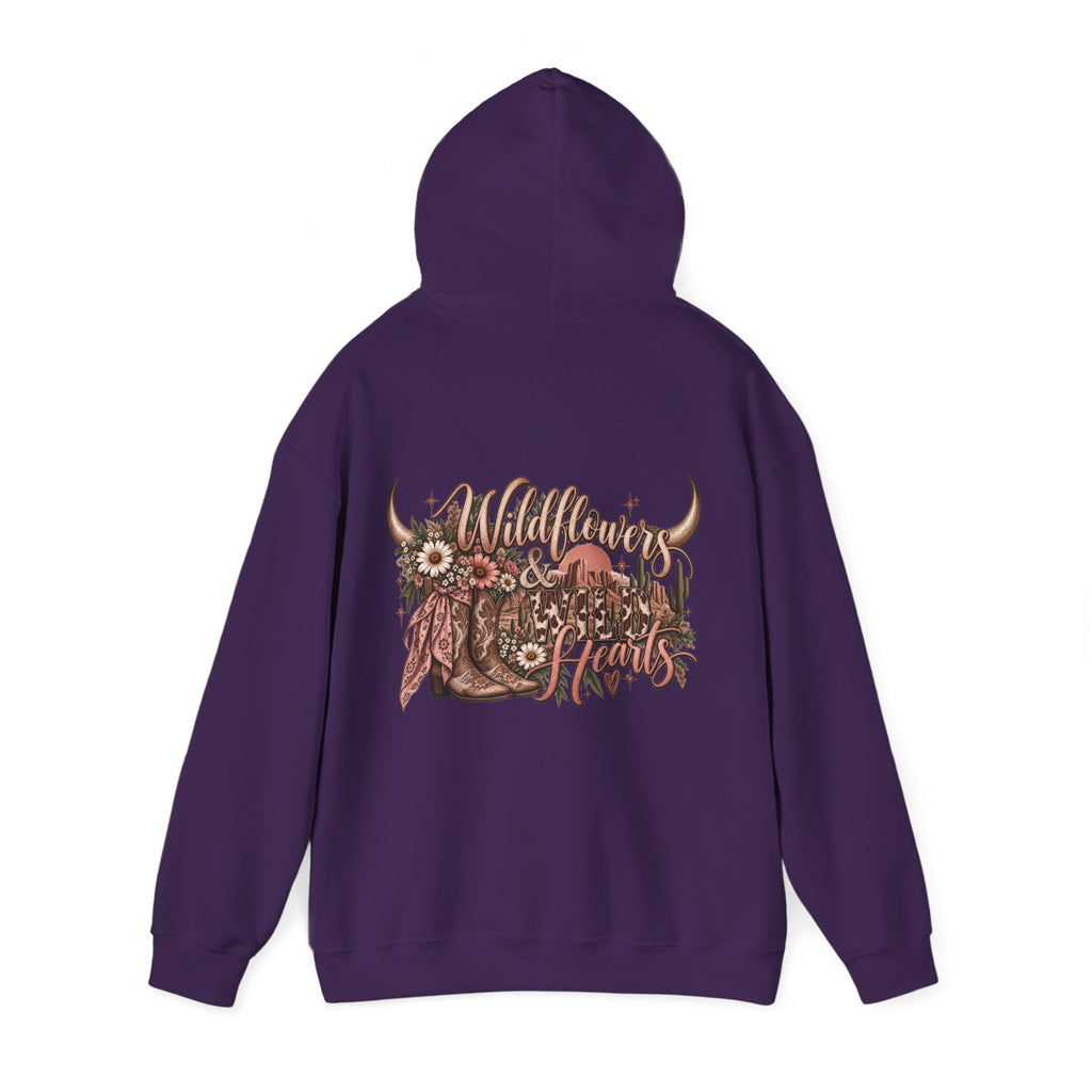 Wildflower Cowgirl Western Sweatshirt | Floral Cowboy Boot Crew