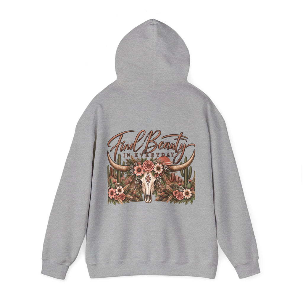 Find Beauty in Everyday Western Hoodie 🌵🤎