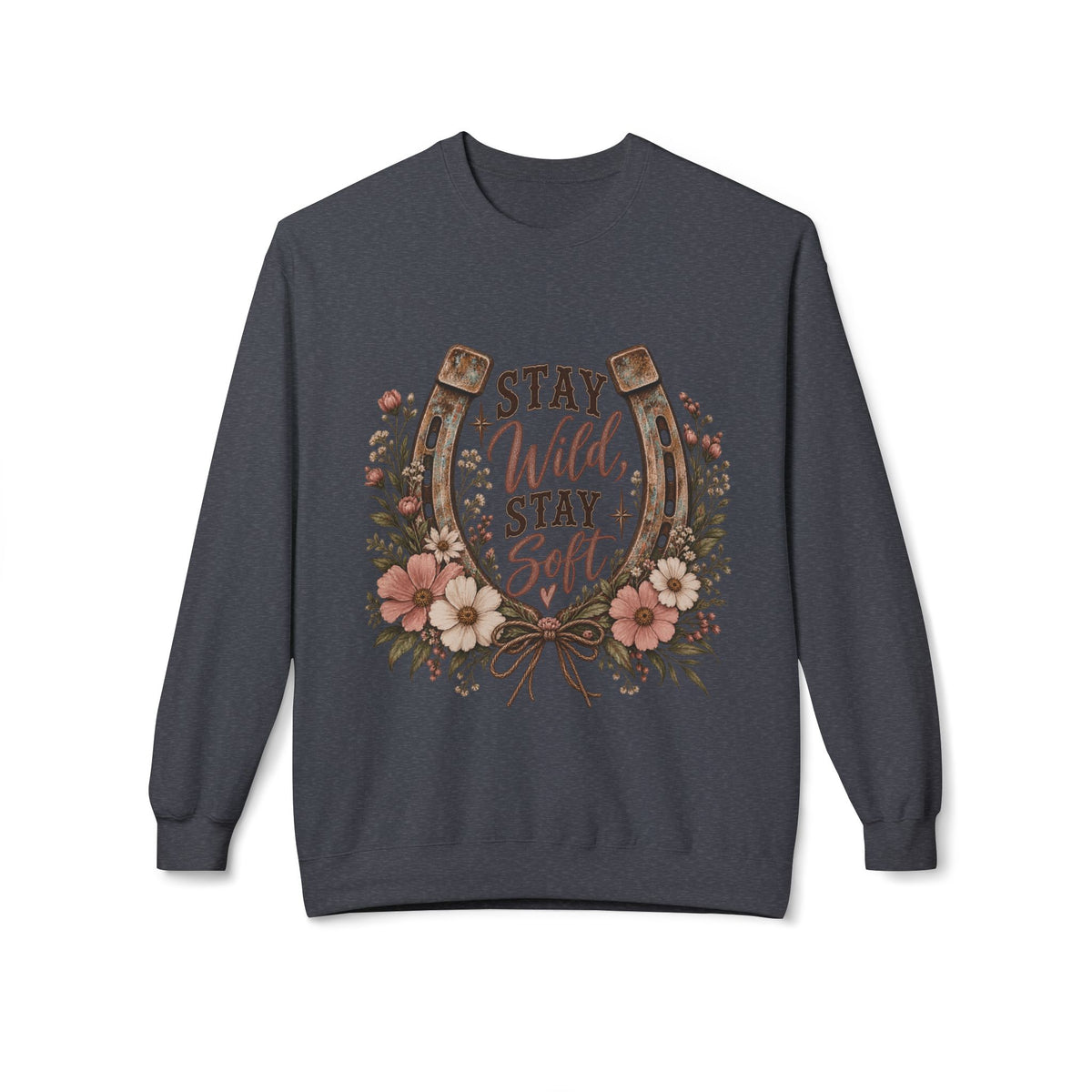 🤎 Stay Wild, Stay Soft — Western Crewneck

Stay wild. Stay soft. 🤎🌸