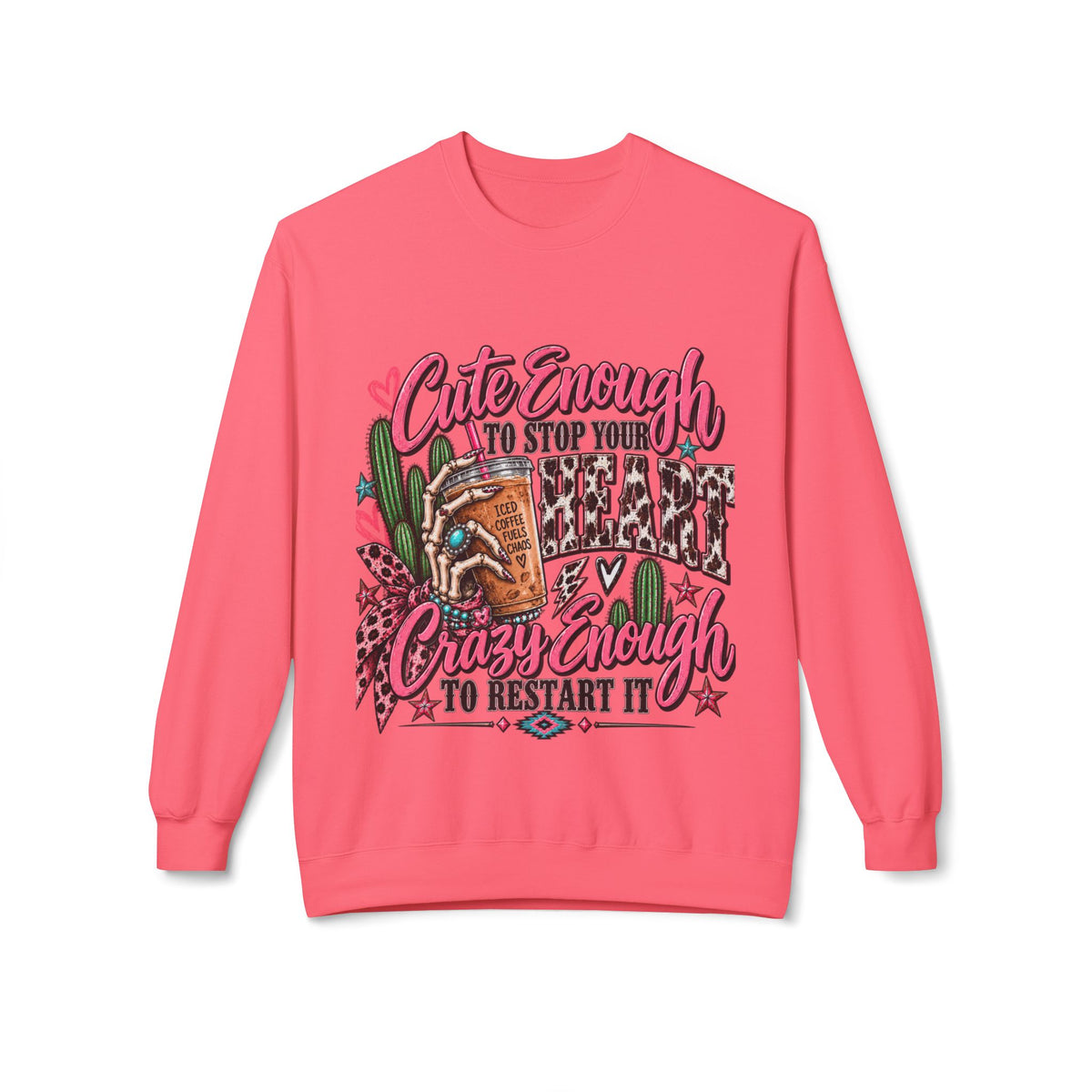🤠 Cute Enough to Stop Your Heart — Crewneck