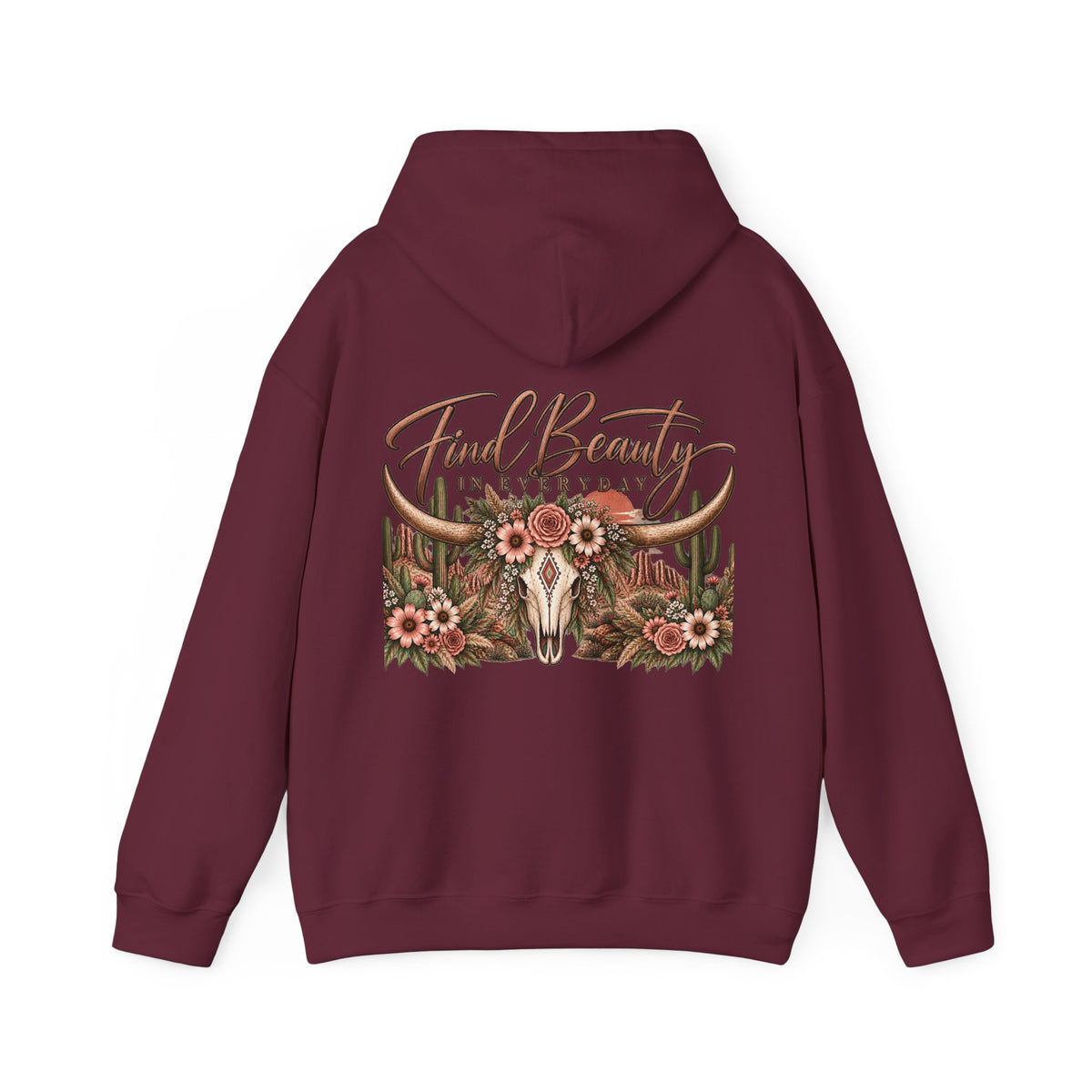 Find Beauty in Everyday Western Hoodie 🌵🤎