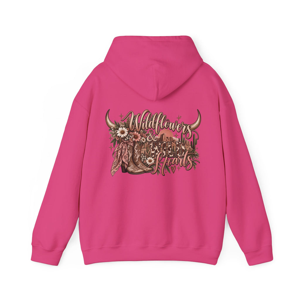 Wildflower Cowgirl Western Sweatshirt | Floral Cowboy Boot Crew
