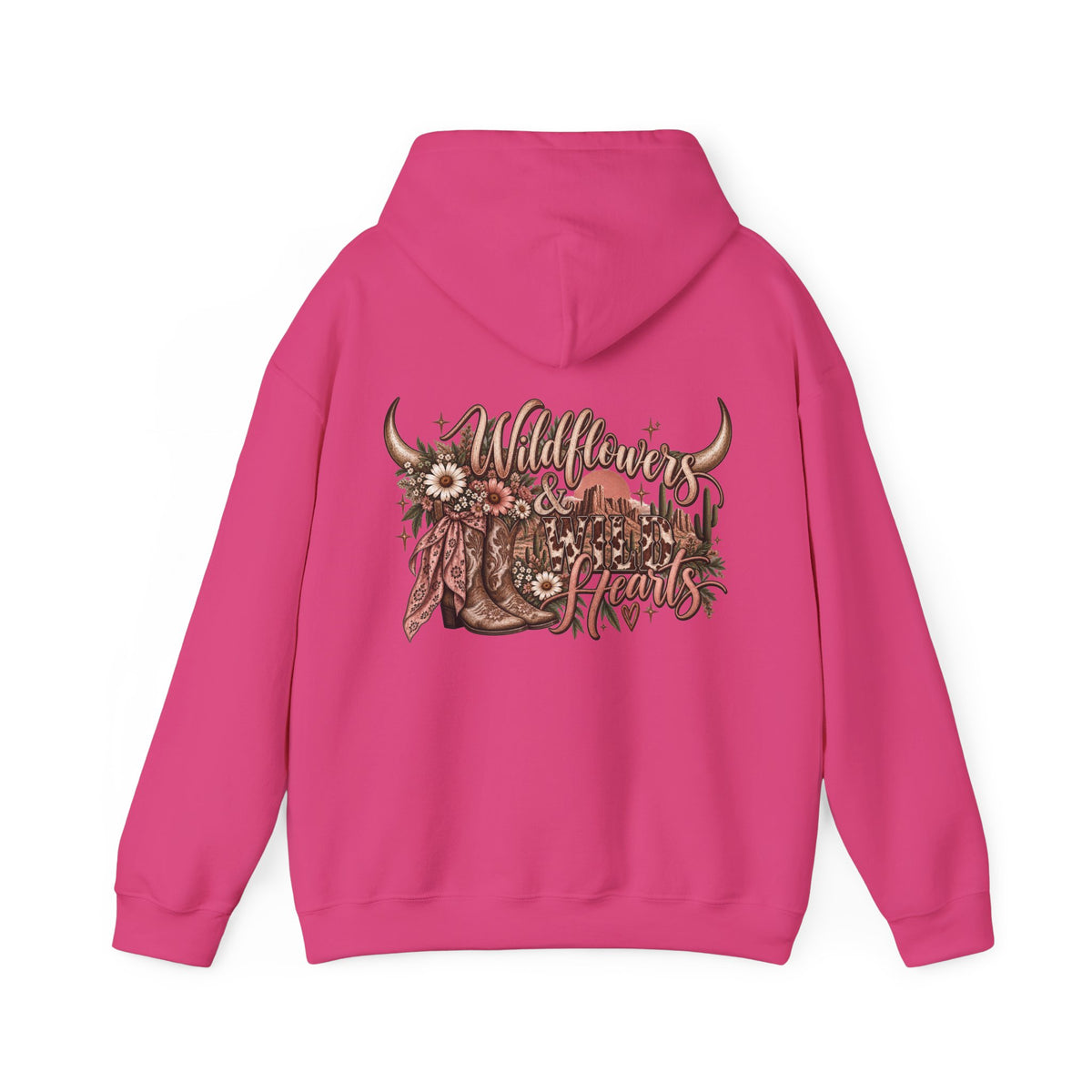 Wildflower Cowgirl Western Sweatshirt | Floral Cowboy Boot Crew