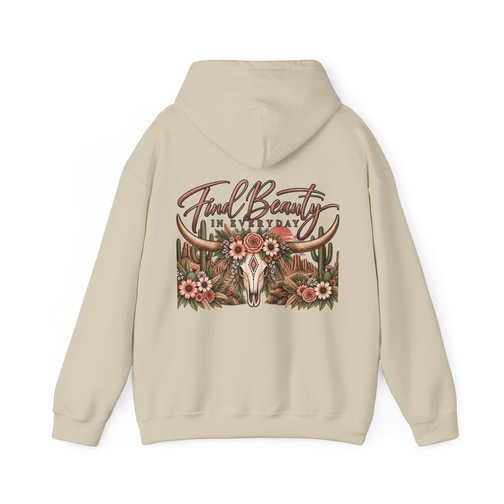 Find Beauty in Everyday Western Hoodie 🌵🤎