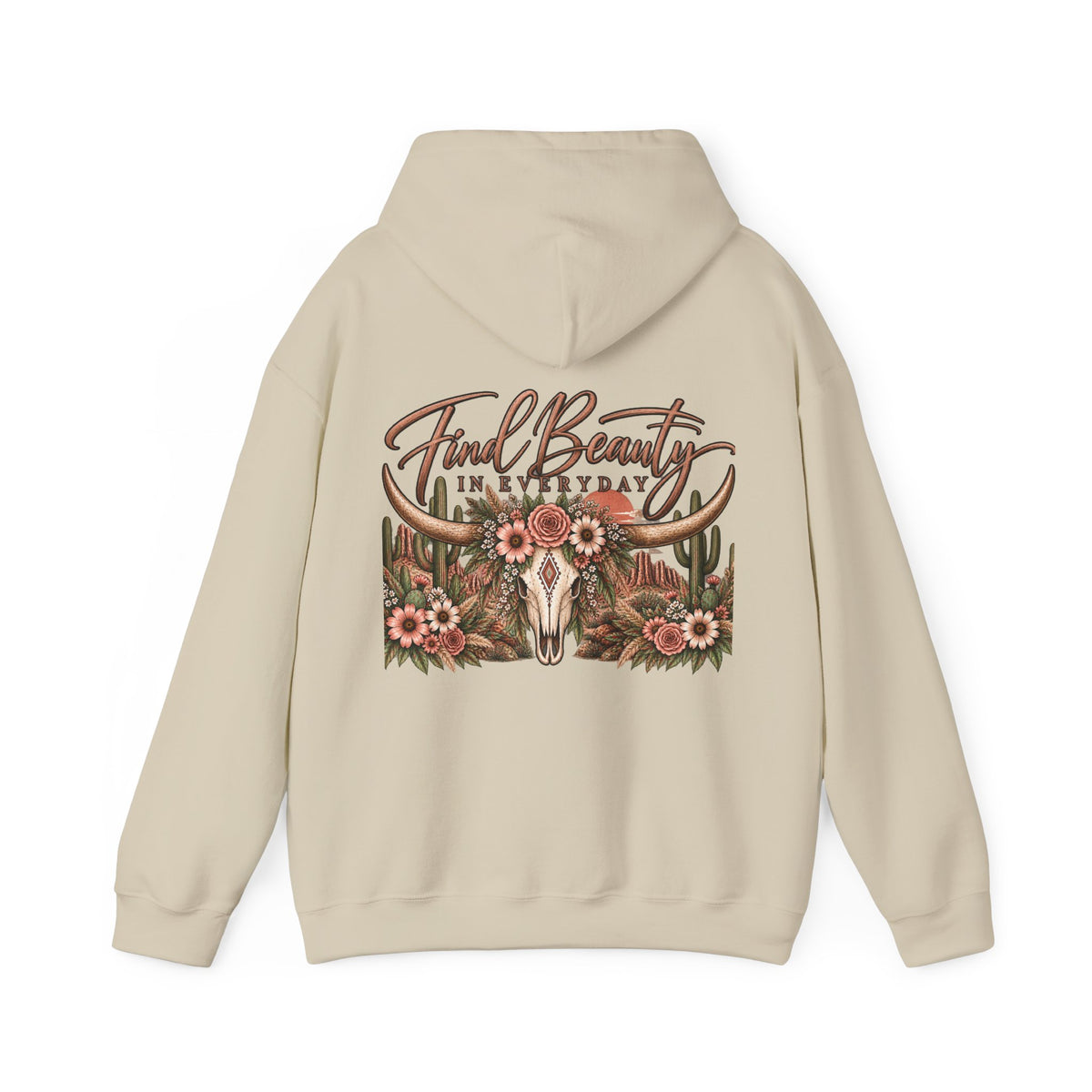 Find Beauty in Everyday Western Hoodie 🌵🤎