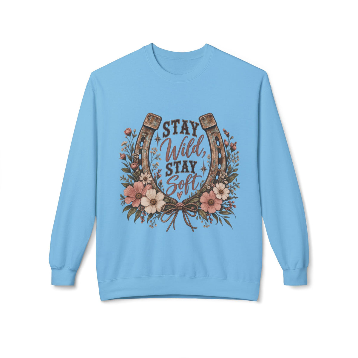 🤎 Stay Wild, Stay Soft — Western Crewneck

Stay wild. Stay soft. 🤎🌸
