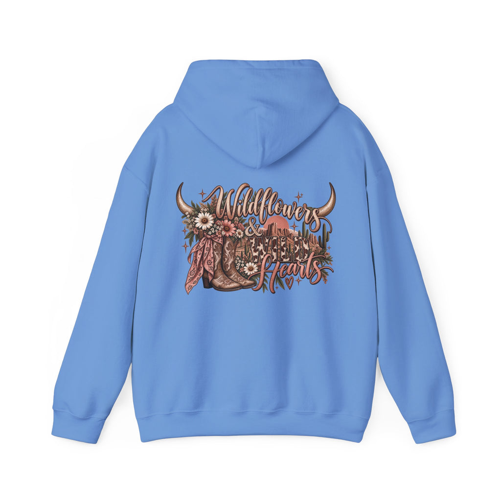 Wildflower Cowgirl Western Sweatshirt | Floral Cowboy Boot Crew