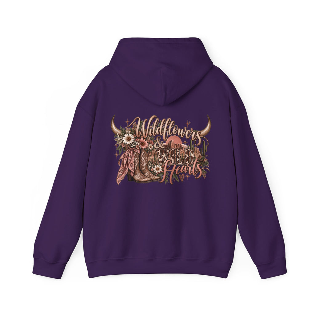 Wildflower Cowgirl Western Sweatshirt | Floral Cowboy Boot Crew